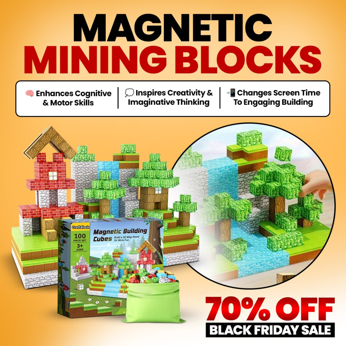CraftBlocks™ - Magnetic Mining Blocks